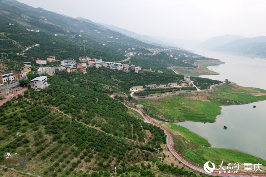 豐都縣安坪鎮(zhèn)三沱村。人民網(wǎng)記者 劉政寧攝